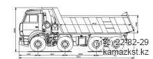Автомобиль-самосвал КАМАЗ-6540 (8х4) с задней разгрузкой