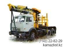 Тягач лесовозный ТОК-70 (шасси КАМАЗ-53228 6х6)