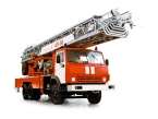 Автолестница пожарная АЛ-50 (шасси КАМАЗ-53229 6х4)
