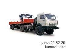 Агрегат для перевозки длинномерных грузов АПШ-54071 (тягач КАМАЗ-44108 6х6)