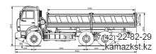 Автомобиль-самосвал 4528-30 с двухсторонней разгрузкой (шасси КАМАЗ-65115 6х4)