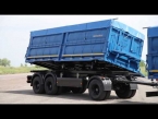 Автопоезд самосвал зерновоз на шасси КАМАЗ-65117 с трехсторонним прицепом от Штурман Кредо+