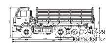 Автомобиль-самосвал НЕФАЗ-45143 с боковой разгрузкой (шасси КАМАЗ-65115 6х4)